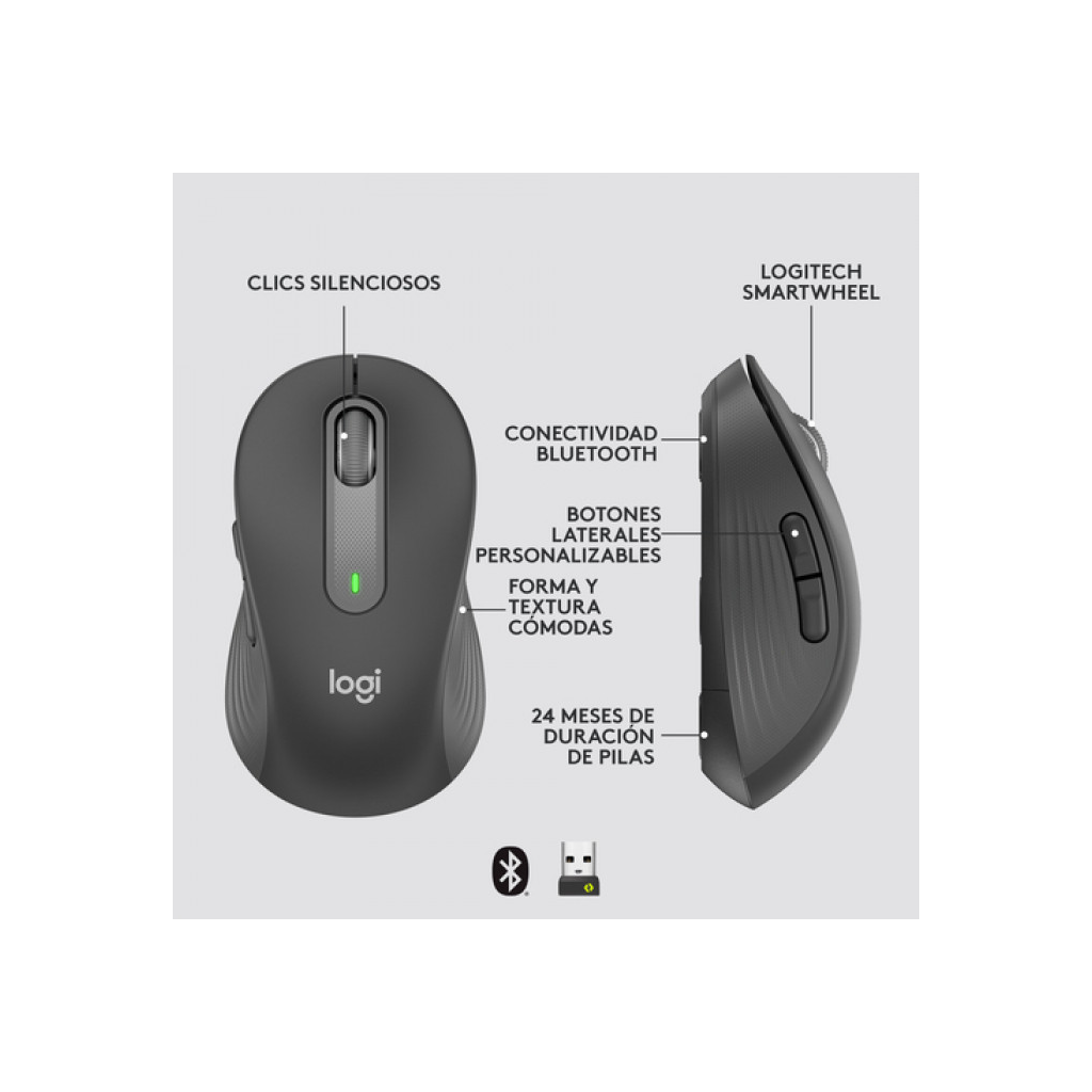 LOGITECH%20910-006253,%20M650%20Signature,%20Siyah,%20Sağ%20El,%20USB%20Nano%202,4G%20Kablosuz,%204000dpi,%20Optik,%205%20Tuşlu,%2024ay%20Pil%20Ömrü,%20Sessiz%20Mouse