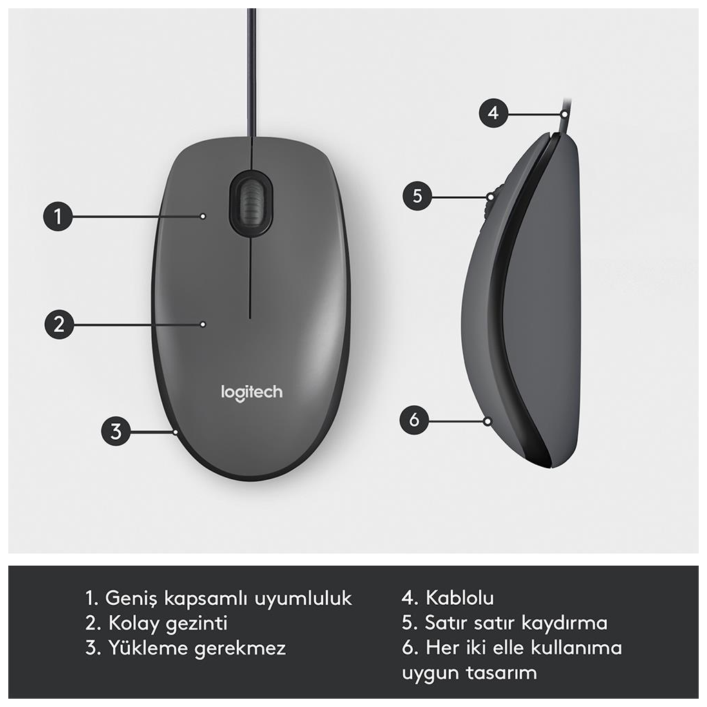 LOGITECH%20910-006652,%20M100%20Siyah,%20USB%20Kablolu,%201000dpi,%20Optik,%203%20Tuşlu,%20Mouse