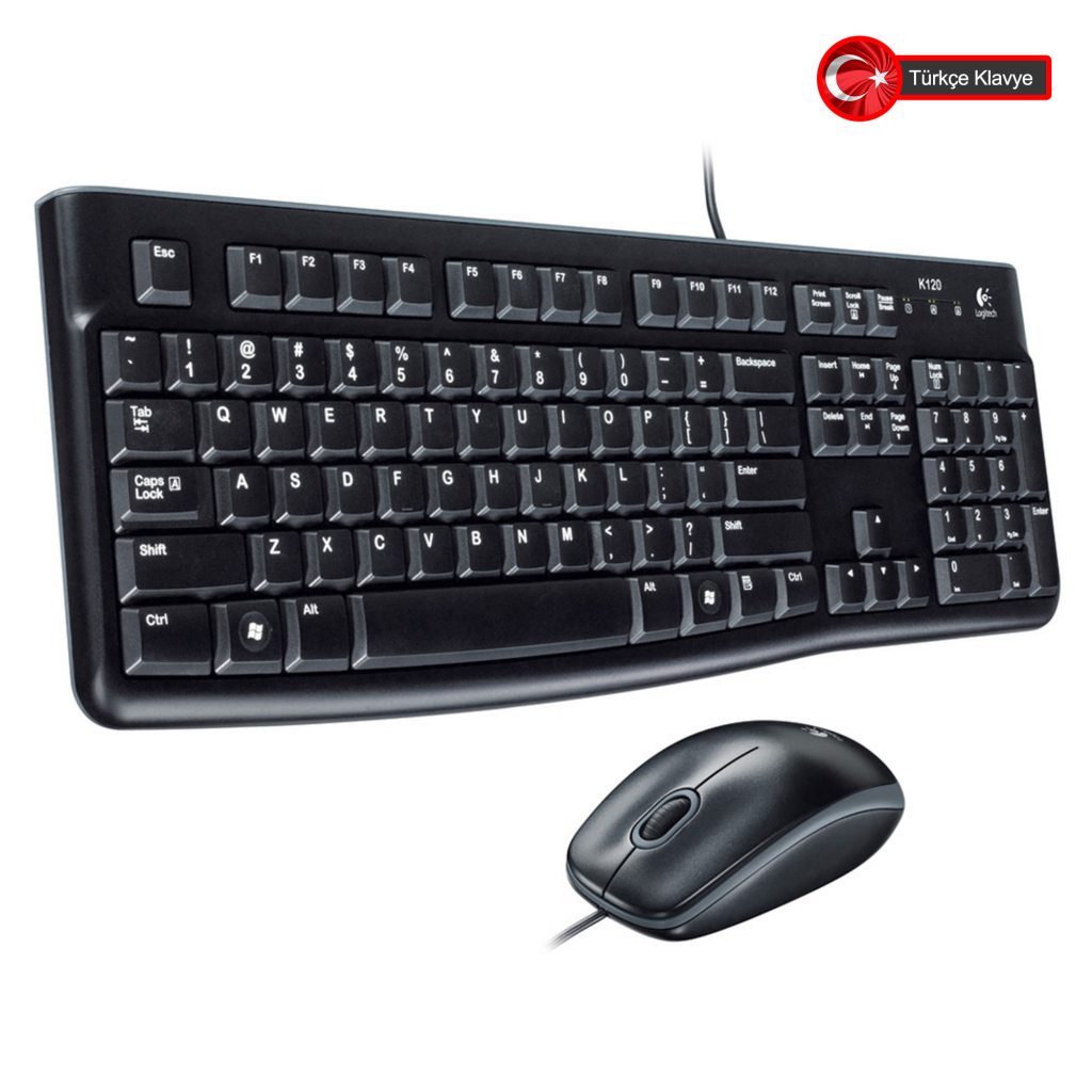 LOGITECH%20MK120,%20920-002560,%20USB%20Kablolu,%20Türkçe%20Q,%20Klavye%20Mouse%20Set