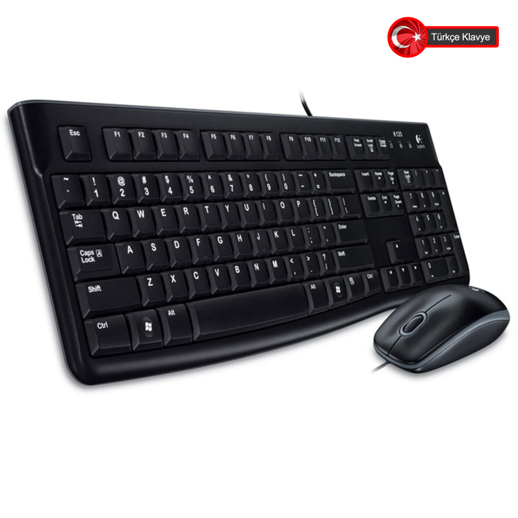 LOGITECH%20MK120,%20920-002560,%20USB%20Kablolu,%20Türkçe%20Q,%20Klavye%20Mouse%20Set