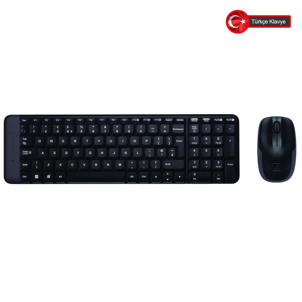 Logitech%20MK220%20(920-003163)%20Kablosuz%20Türkçe%20Q%20Klavye/Mouse%20Set