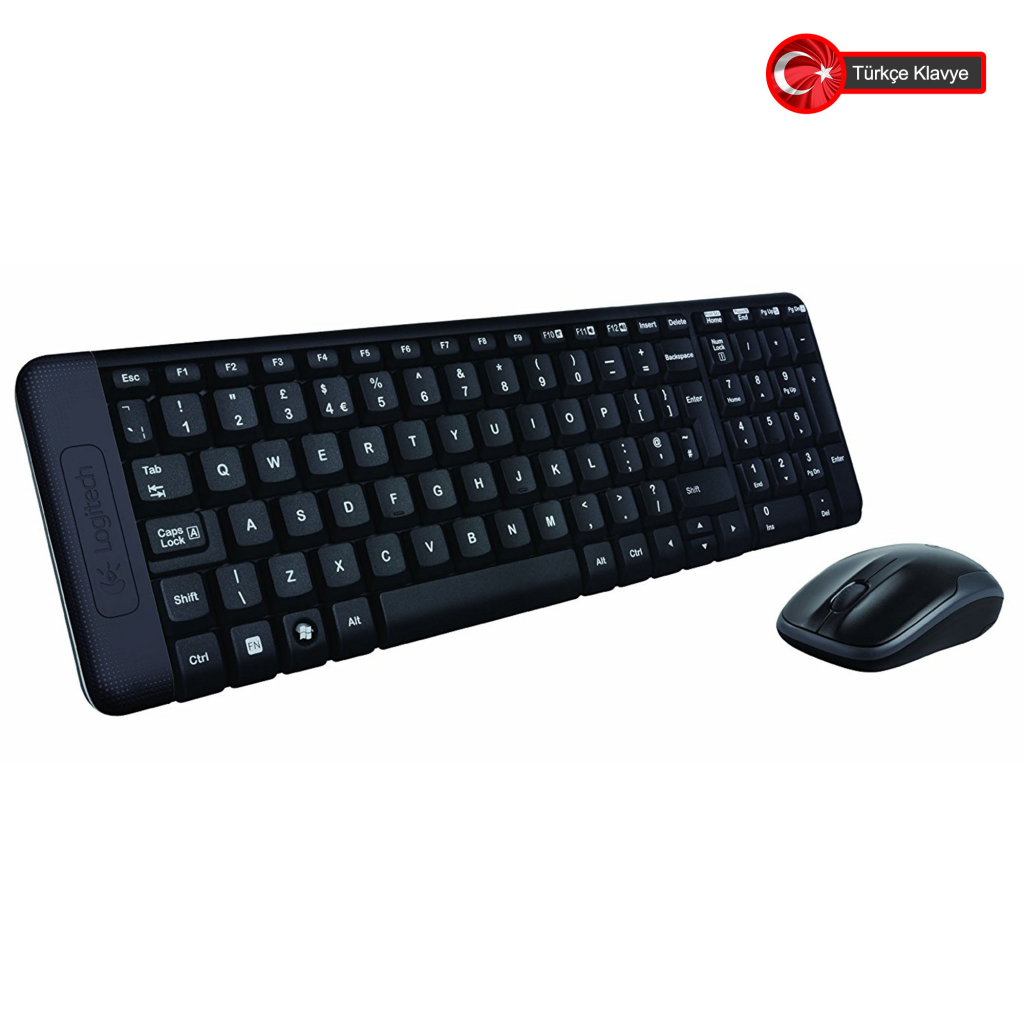 Logitech%20MK220%20(920-003163)%20Kablosuz%20Türkçe%20Q%20Klavye/Mouse%20Set