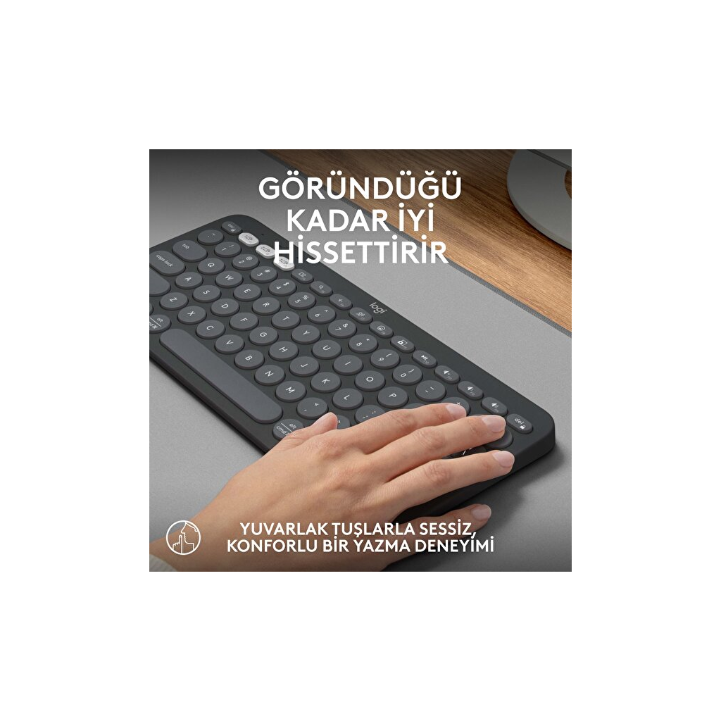 LOGITECH%20K380S,%20Pebble%20Keys%202,%20%20Siyah,%20920-011859,%20Bluetooth,%20Türkçe,%20Q,%20Multimedya,%20Mini%20Klavye