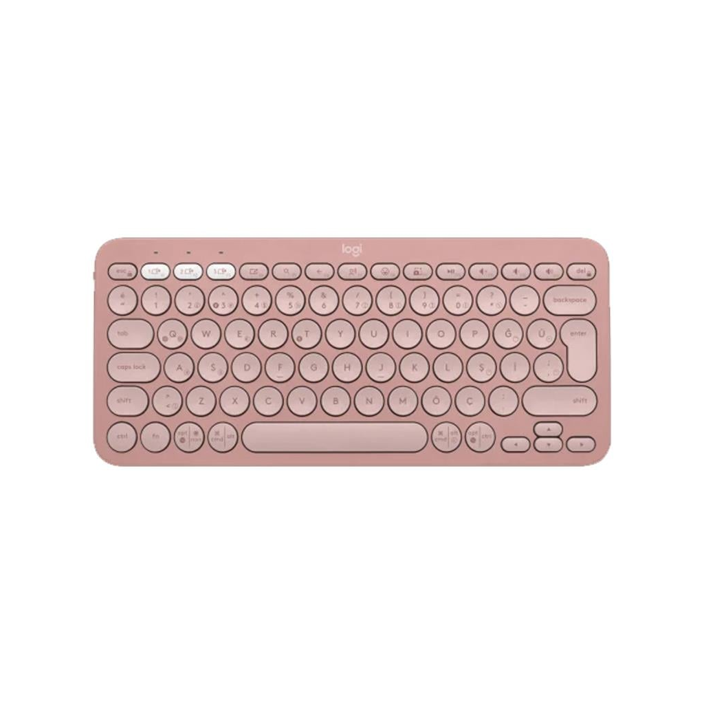 LOGITECH%20K380S,%20Pebble%20Keys%202,%20%20Rose,%20920-011861,%20Bluetooth,%20Türkçe,%20Q,%20Multimedya,%20Mini%20Klavye