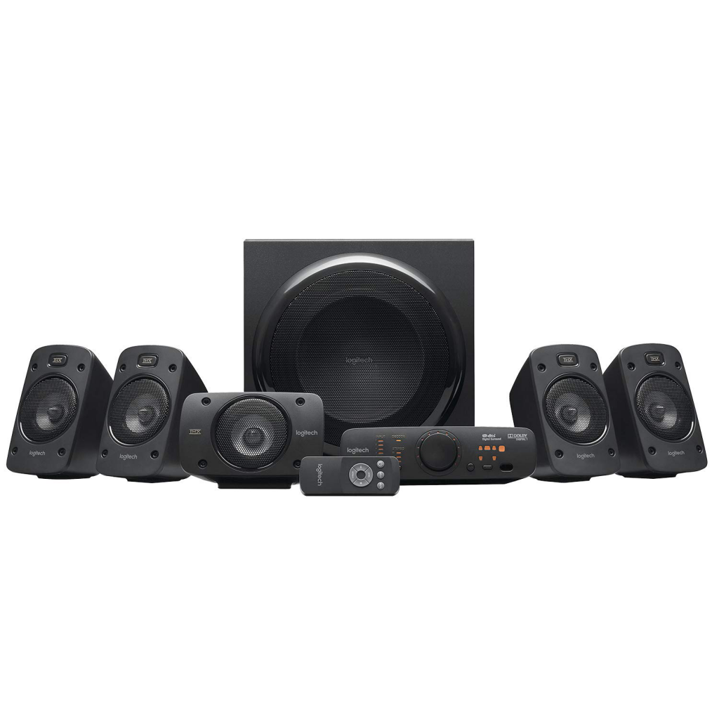 LOGITECH%20980-000468,%20Z906,%20500W,%205+1,%20Surround,%20Uzaktan%20Kumandalı,%20Ses%20Sistemi%20(Siyah)