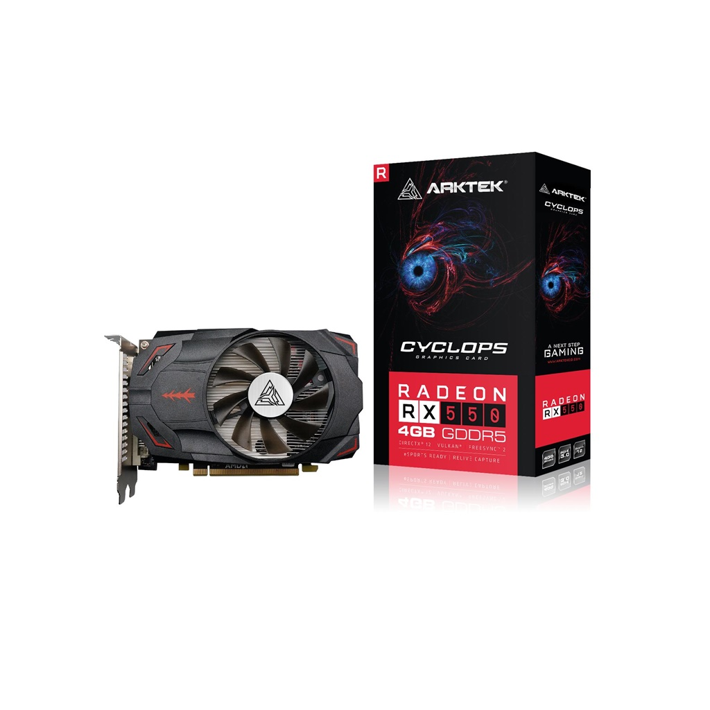 ARKTEK%20CYCLOPS,%20AKR550D5S4GH1,%20RX550,%204Gb,%20GDDR5,%20128BIT,%201xDVI,%201xHDMI,%201xDP%20GAMING%20Ekran%20Kartı