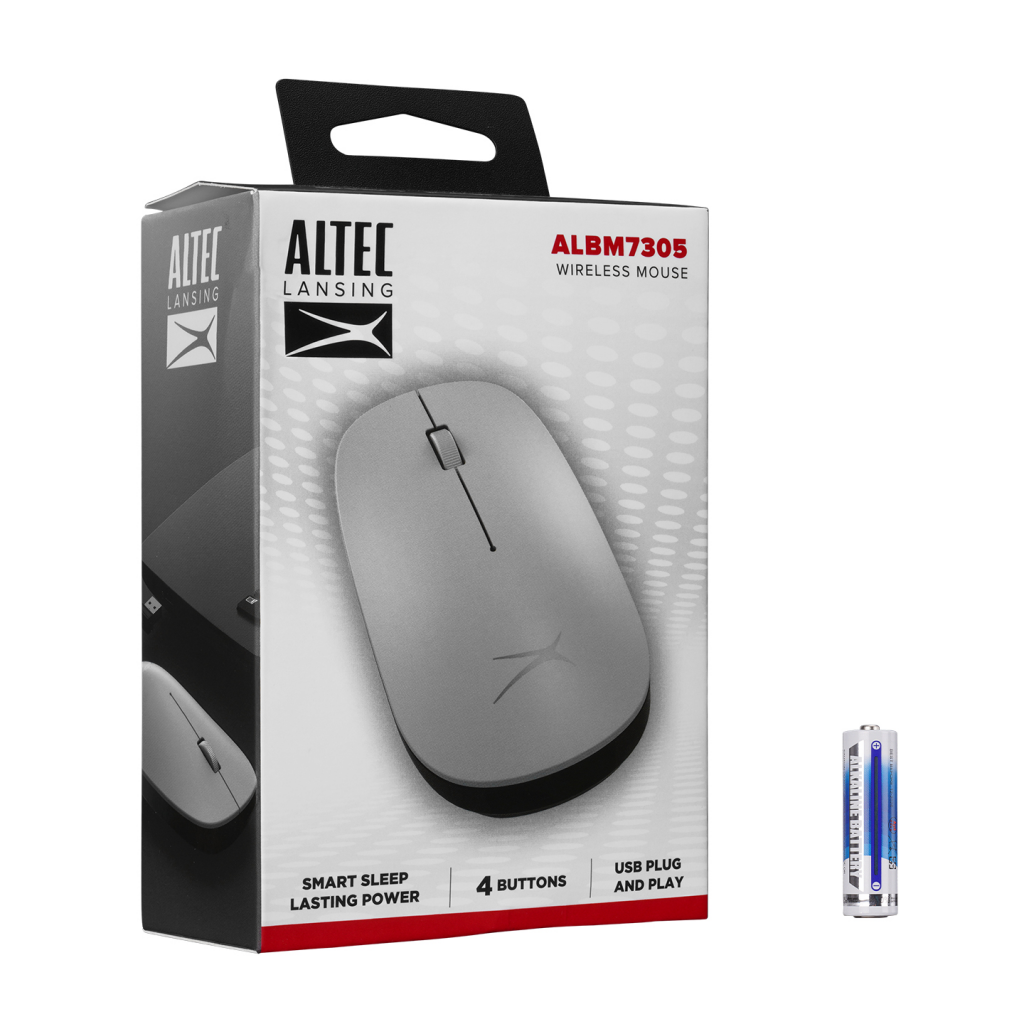 Altec%20Lansing%20ALBM7305,%20Gümüş,%202.4GHz,%20USB,%20%201600DPI,%20Kablosuz%20Optik%20Mouse