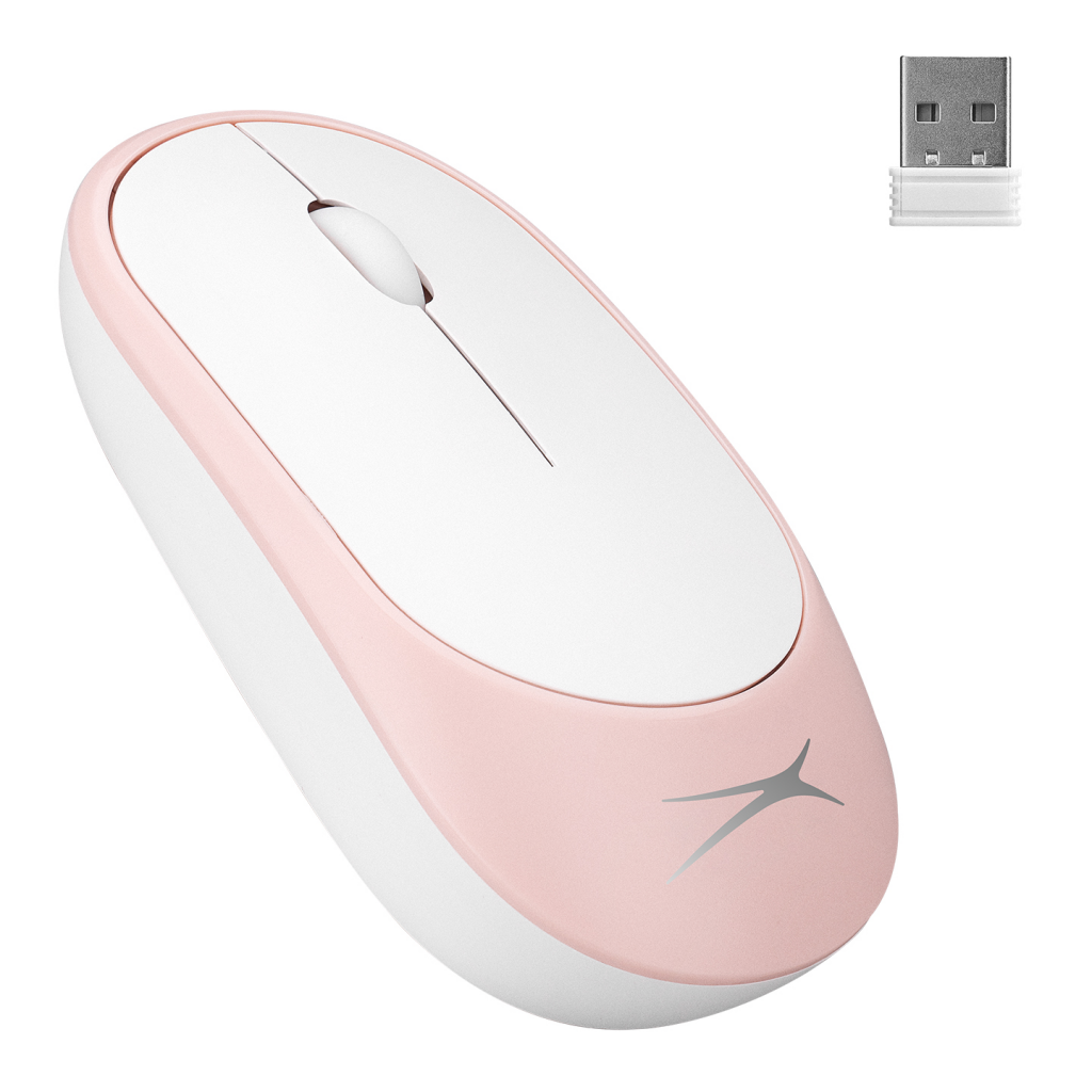 Altec%20Lansing%20ALBM7314,%20Pembe,%202.4GHz%20USB,%20%201200DPI,%20Kablosuz%20Optik%20Mouse