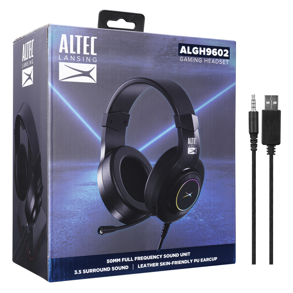 Altec%20Lansing%20ALGH9602,%20Siyah%20PS4/XBOX/Mobil%20%20Uyumlu,%20USB+3.5mm,%20Rainbow%20Aydınlatma,%20USB%20Kablolu,%20Gaming%20Mikrofonlu%20Kulaklık