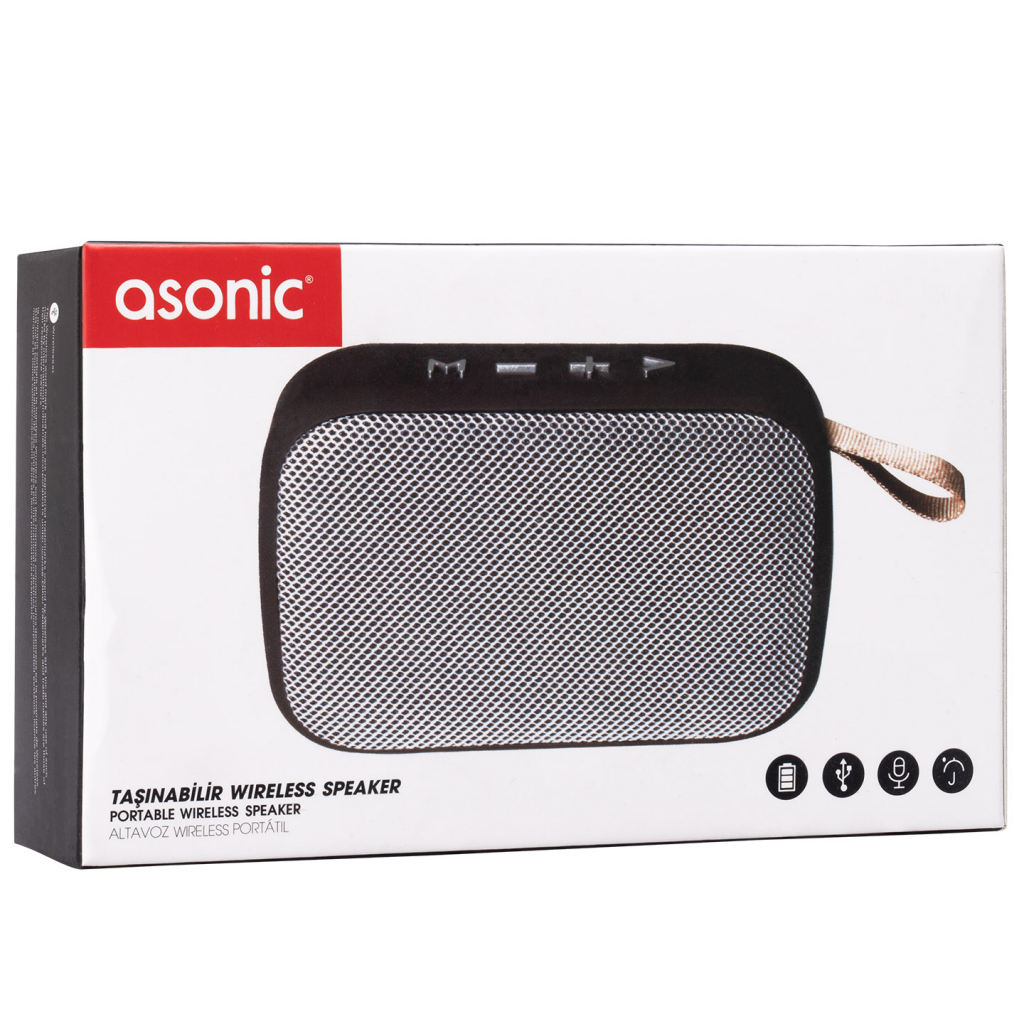 ASONIC%20AS-02,%203W,%20USB,%20TF%20Kart,%20300mAh%20Batarya,%20Bluetooth%20V4.2,%20Kablosuz,%20Taşınabilir,%20Speaker%20(Gri)