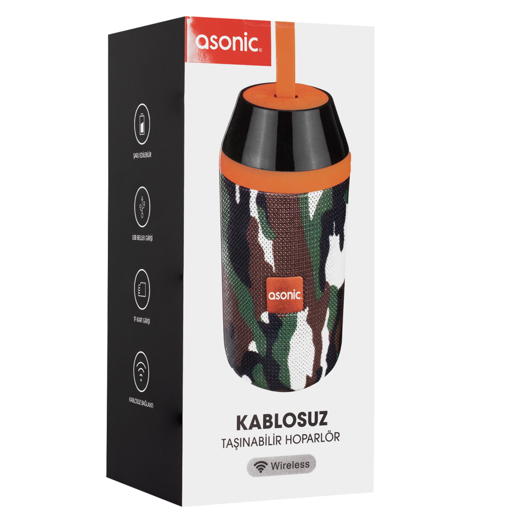 ASONIC%20AS-04,%202x5W,%20USB,TF%20Kart,%20AUX,%201200mAh%20Batarya,%20Bluetooth%20V5.0,%20Kablosuz,%20Taşınabilir,%20Speaker%20(Kamuflaj)