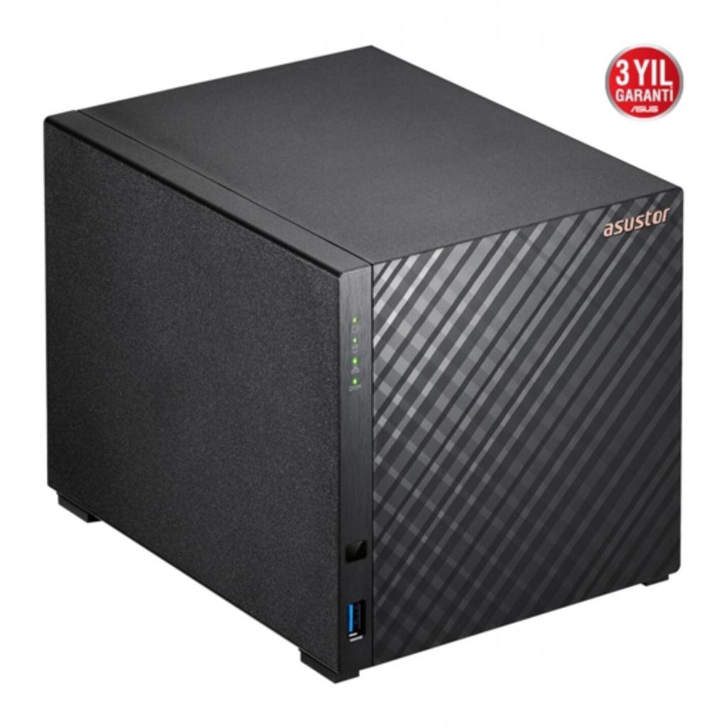 ASUSTOR%20AS1104T,%201Gb%20DDR4%20Ram,%204%20Yuvalı%20(4x22TB%20Destek),%201x2.5GbE%20Network,%202xUSB%203.2,%20Tower%20NAS%20(Yedekleme)%20Cihazı