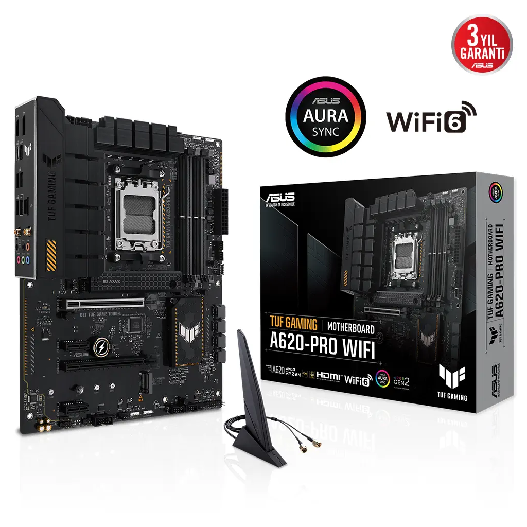 ASUS%20TUF%20GAMING%20A620-PRO%20WIFI,%204xDDR5,%202x%20M.2,%20HDMI,%20DP,%20Type-C,%20AMD%20Ryzen%207000%20Serisi,%20AM5%20Soket%20GAMING%20Anakart