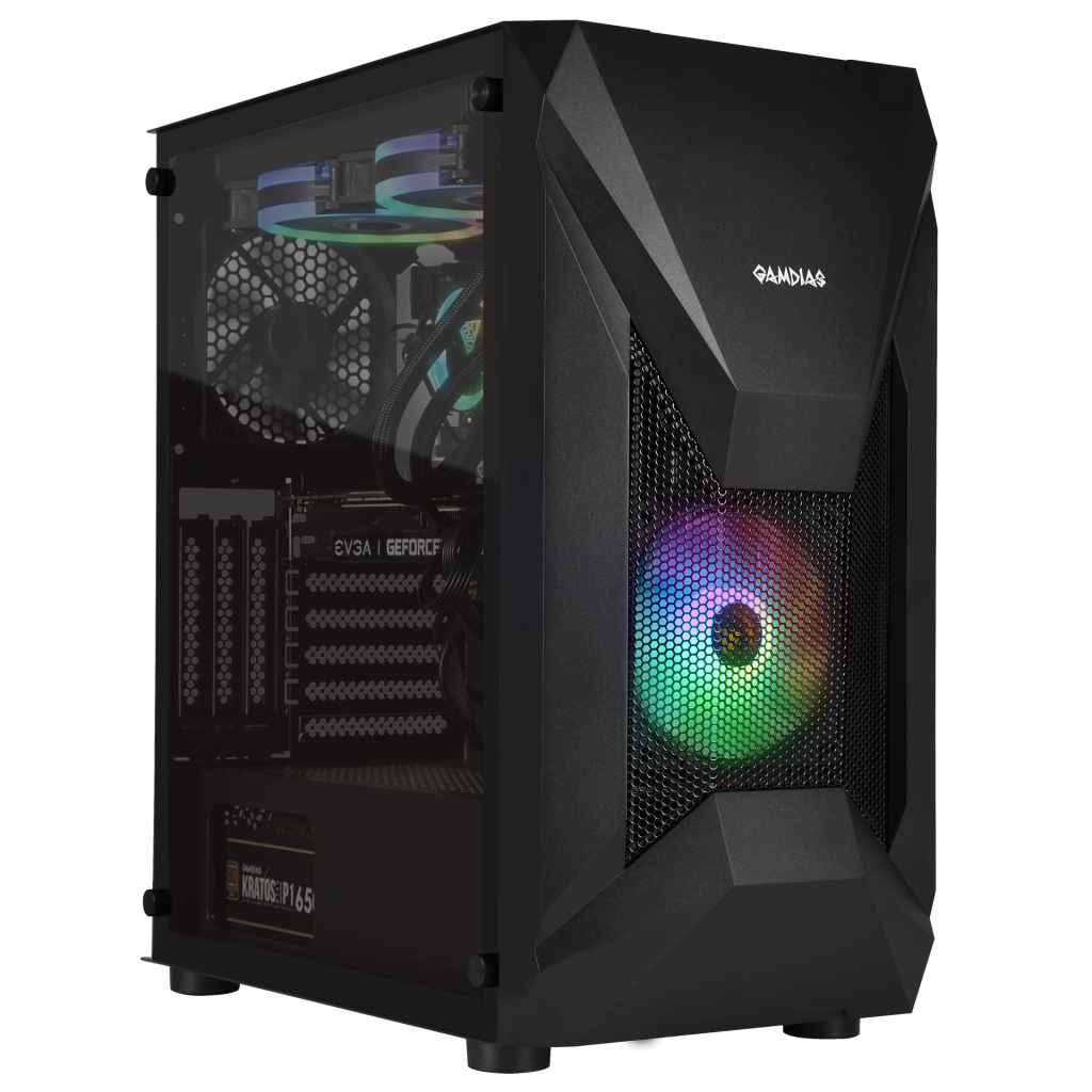 GAMDIAS%20ATHENA%20E1%20Elite,%20500W,%20Tempered%20Glass,%20Mesh,%20ARGB,%20ATX%20GAMING%20KASA