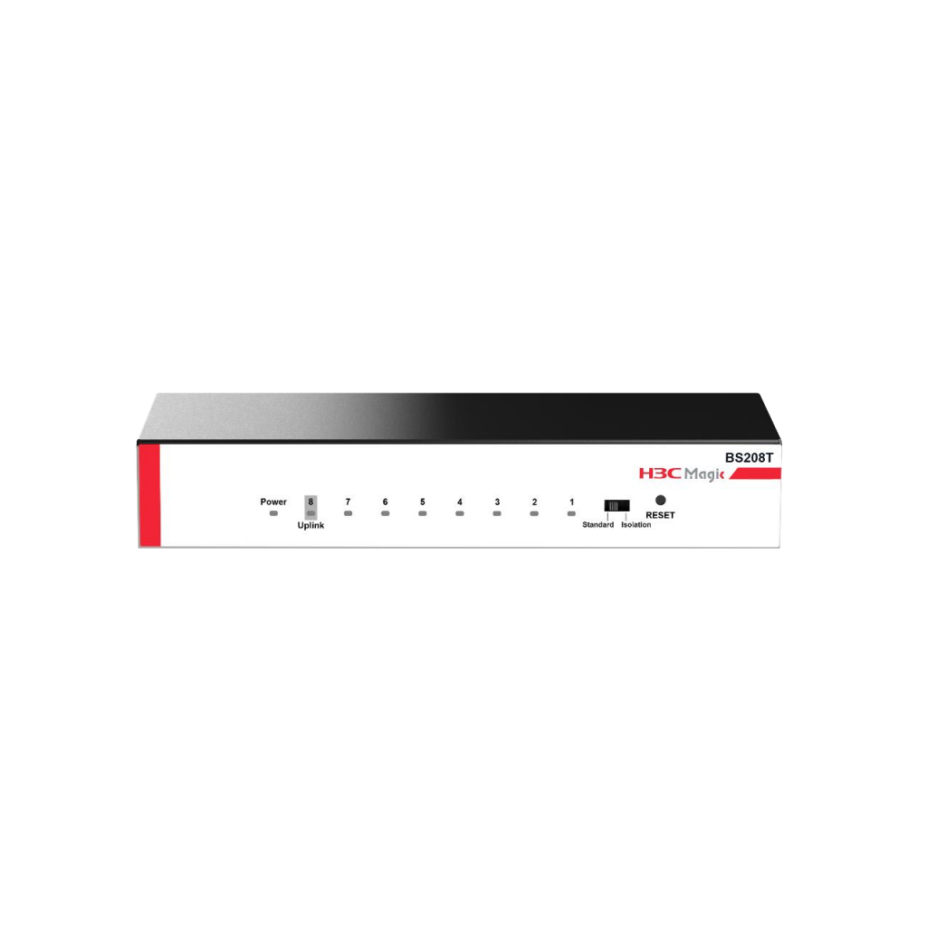 H3C%20Magic%20BS208T,%208%20Port,%20GigaBit,%201%20Port%20GigaBit%20Uplink,%20Metal%20Kasa,%20Yönetilemez,%20Masaüstü%20Switch