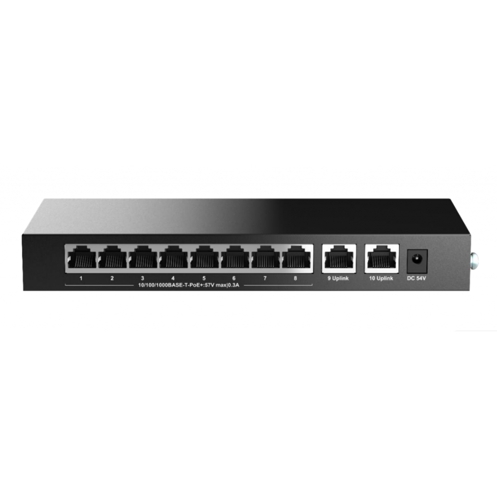 H3C%20Magic%20BS210T-HP,%2010%20Port,%20GigaBit,%208%20Port%20PoE,%20110W,%20+2%20Port%20GigaBit%20Uplink,%20Metal%20Kasa,%20Yönetilemez,%20Masaüstü%20Switch