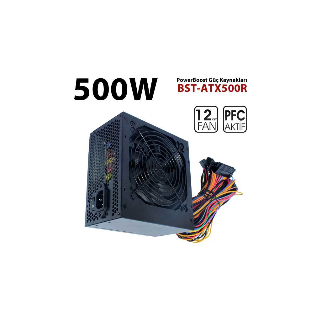 POWERBOOST%20BST-ATX500R%20QUARK%20PPFC%20500W%20%20GAMING%20PSU