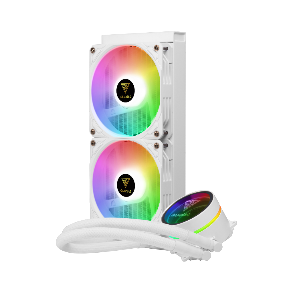 GAMDIAS%20CHIONE%20M3-240W,%20240mm,%20ARGB,%202%20Fanlı,%20White%20Edition,%20CPU%20Sıvı%20Soğutma