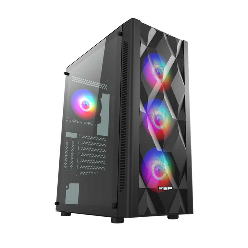 FSP%20CMT395A%20Mid%20Tower,%20750W%2080+%20Bronze,%20Siyah,%20Temperli%20Cam,%20RGB,%20ATX%20GAMING%20KASA