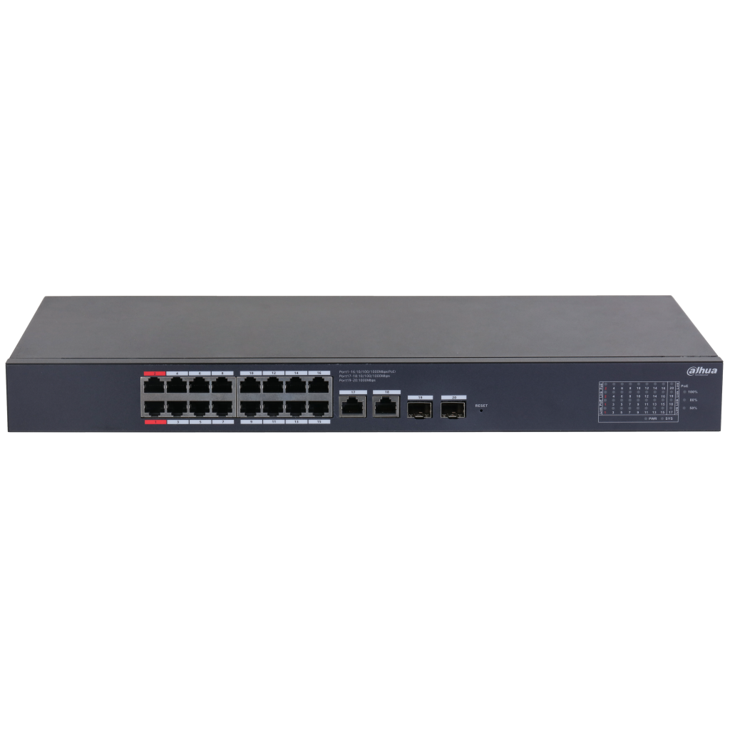 DAHUA%20CS4220-16GT-190,%2016Port,%20Gigabit,%2016%20Port%20PoE,%20190W,%20+2%20Port%20Gigabit%20Uplink,%20+2%20Port%20SFP%20Gigabit%20Combo,%20Cloud%20Yönetilebilir,%20Switch