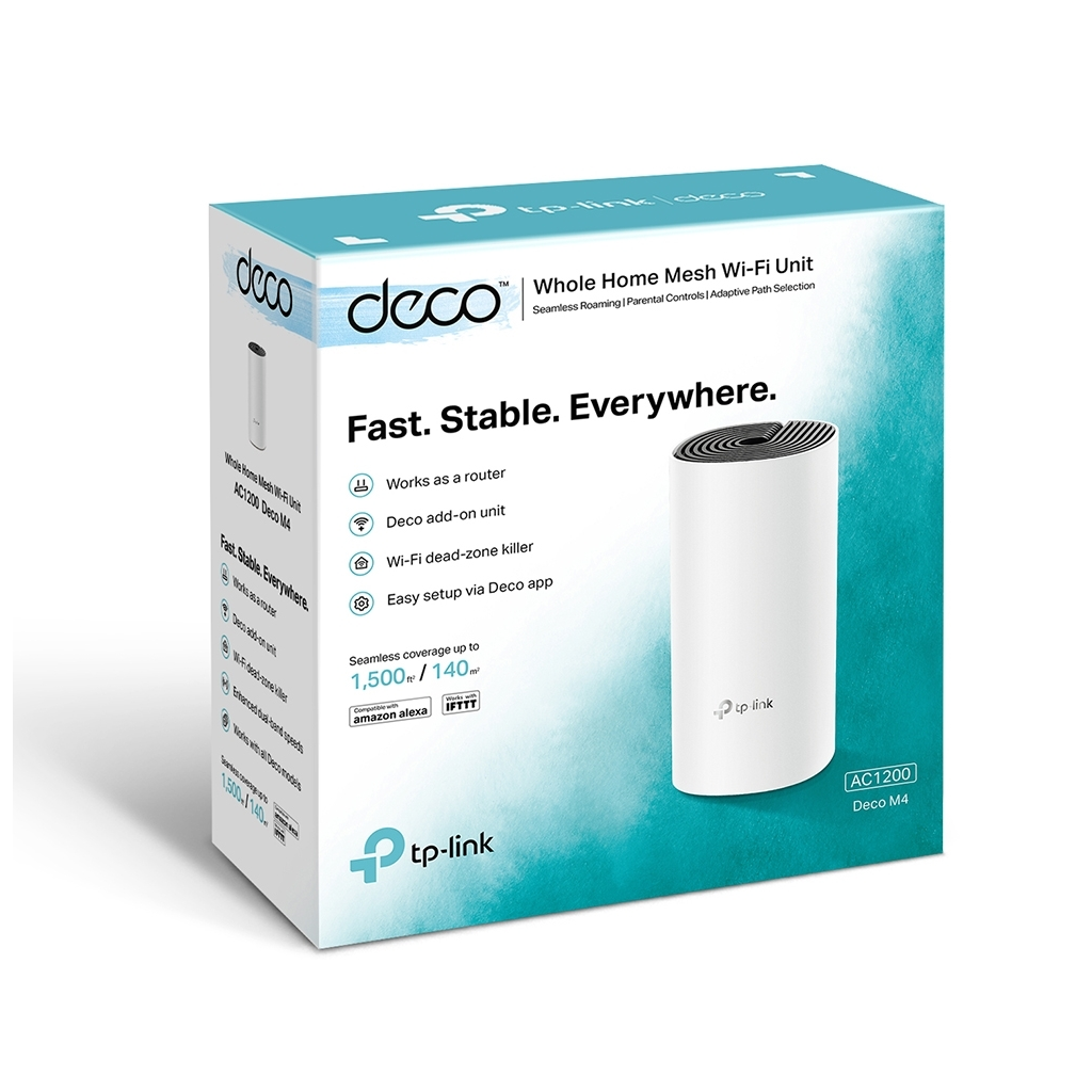 TP-LINK%20DECO-M4,%20AC1200,%20Tekli%20Mesh,%20300-867Mbps,%20Dual%20Band,%202Port%20Gigabit%20Lan,%20110m2%20kapsama%20Alanı,%20Router,%20Geniş%20Alan%20İnternet%20Ağı%20Sağlayıcısı