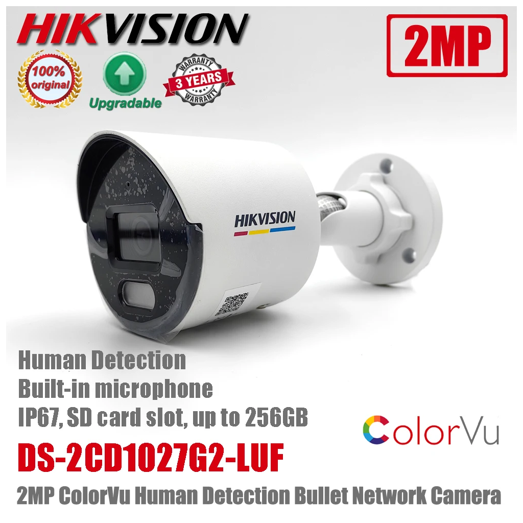 HIKVISION%20DS-2CD1027G2-LUF%202Mpix,%204mm%20Lens,%20H265+,%2030Mt%20Gece%20Görüşü,Color%20Vu%20Lite,%20Full%20Time%20Color,%20Dahili%20Mikrofon,%20Metal%20Kasa%20Bullet%20IP%20Kamera