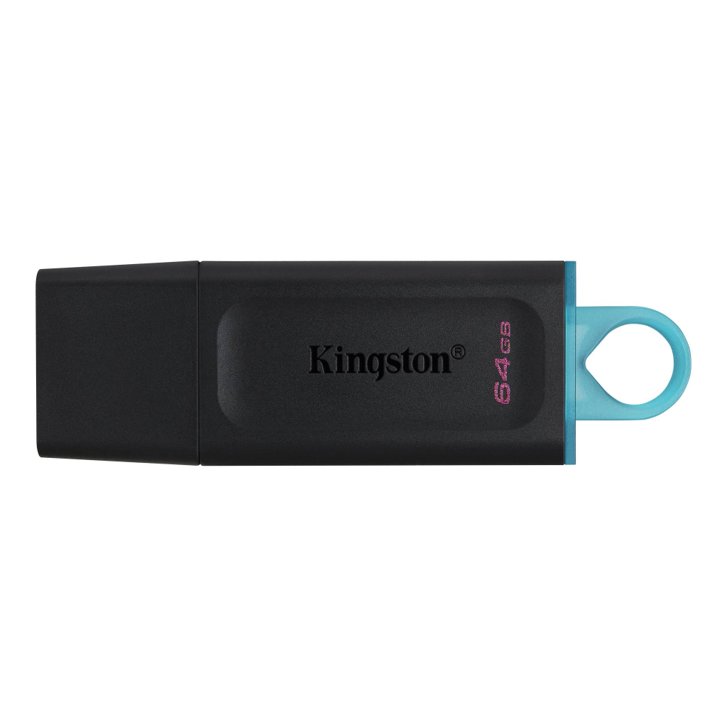 KINGSTON%20DTX/64GB%20USB%203.2%20Data%20Traveler%20Exodia%20%20Gen%201%20Flash%20Disk%20(Siyah%20-%20Turkuaz)