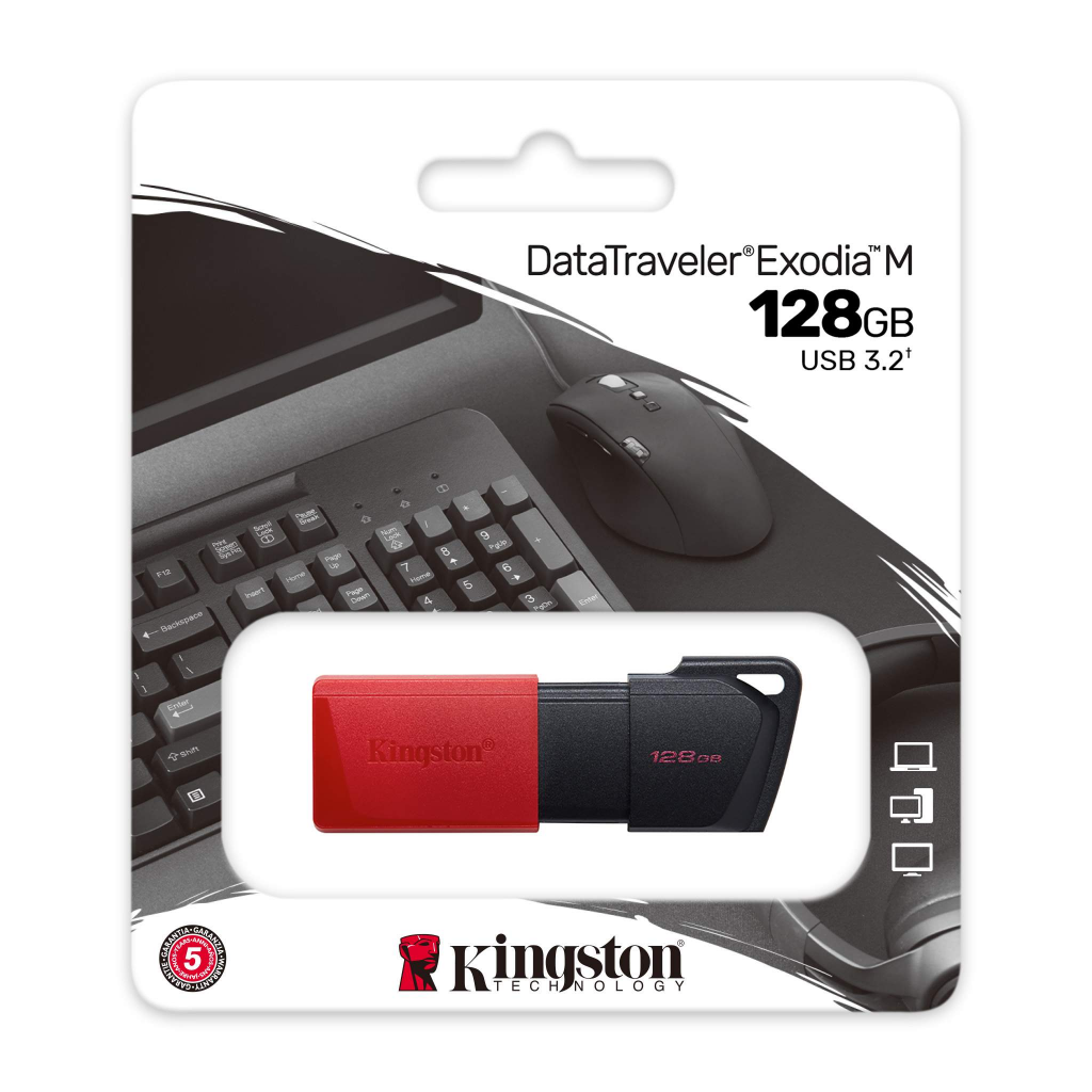 KINGSTON%20DTXM/128GB%20USB%203.2%20Data%20Traveler%20Exodia%20M%20Flash%20Disk%20(Siyah-Kırmızı)