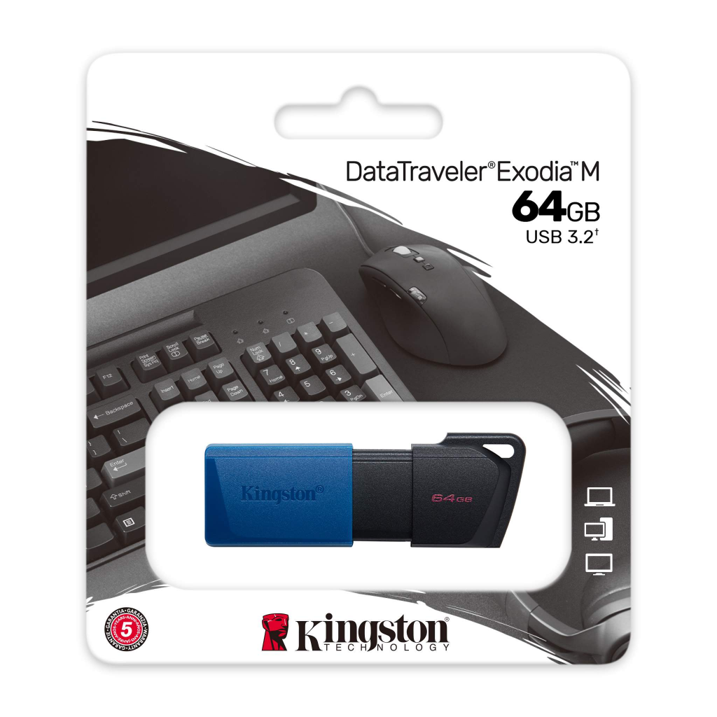 KINGSTON%20DTXM/64GB%20USB%203.2%20Data%20Traveler%20Exodia%20M%20Flash%20Disk%20(Siyah-Mavi)