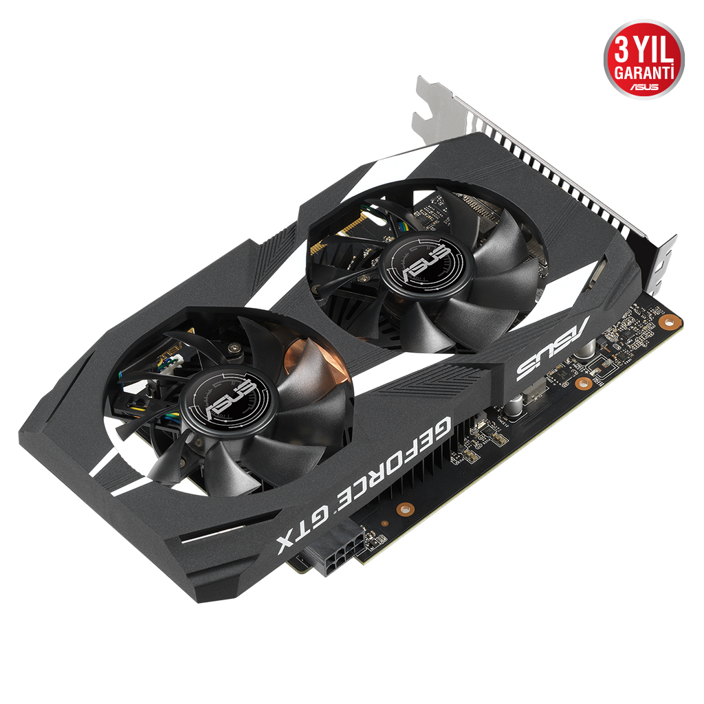 ASUS%20DUAL-GTX1650-O4GD6-P-EVO,%204Gb,%20GDDR6,%20128Bit,%201xDVI,%201xHDMI,%201xDP%20GAMING%20Ekran%20Kartı