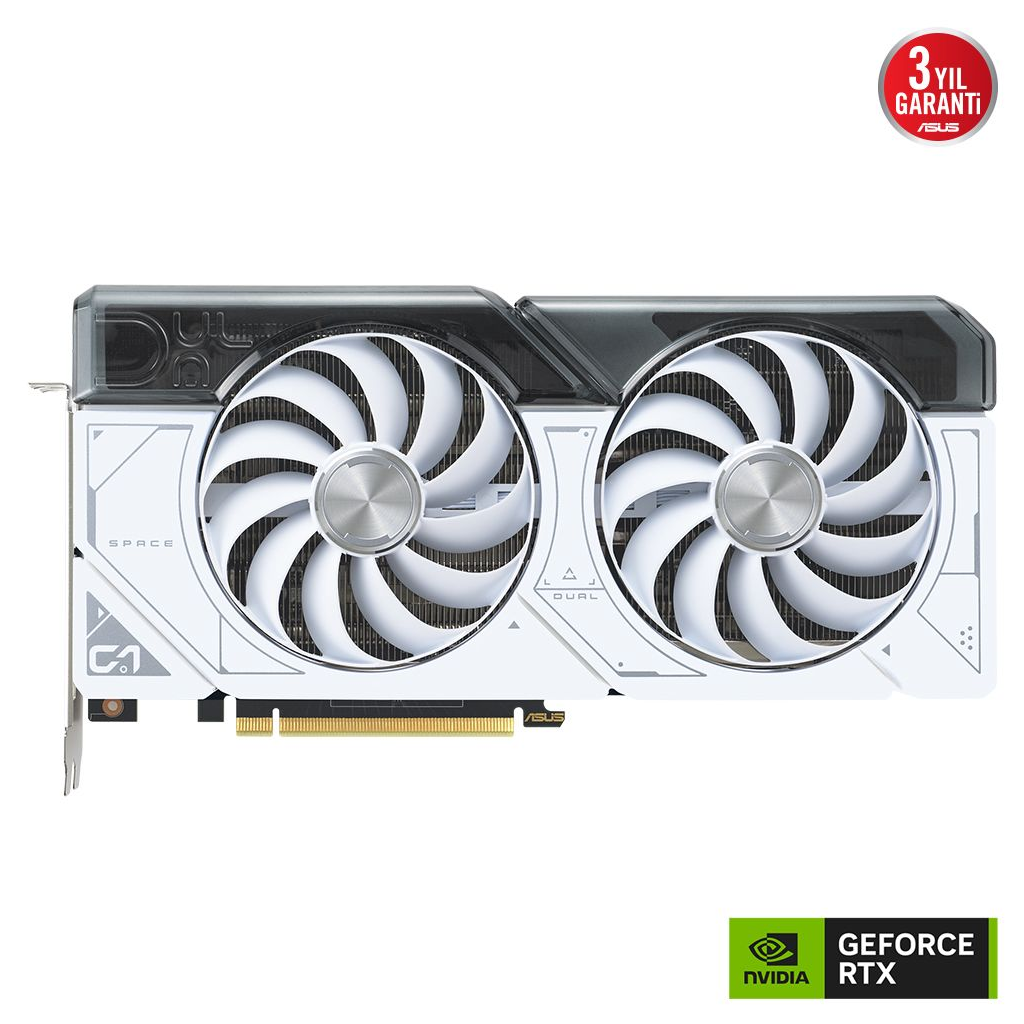 ASUS%20DUAL-RTX4070-O12G-WHITE,%2012Gb,%20192Bit,%20GDDR6X,%201xHDMI,%203xDP%20GAMING%20Ekran%20Kartı