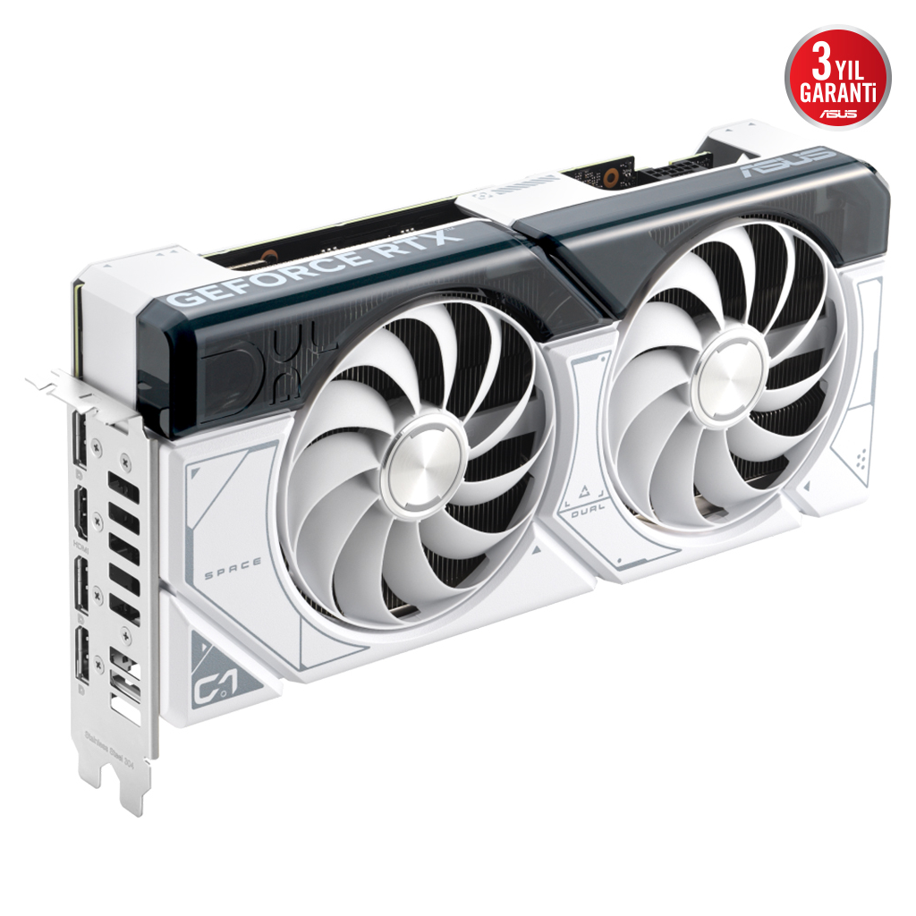 ASUS%20DUAL-RTX4070S-O12G-WHITE,%2012Gb,%20192Bit,%20GDDR6X,%201xHDMI,%203xDP%20GAMING%20Ekran%20Kartı