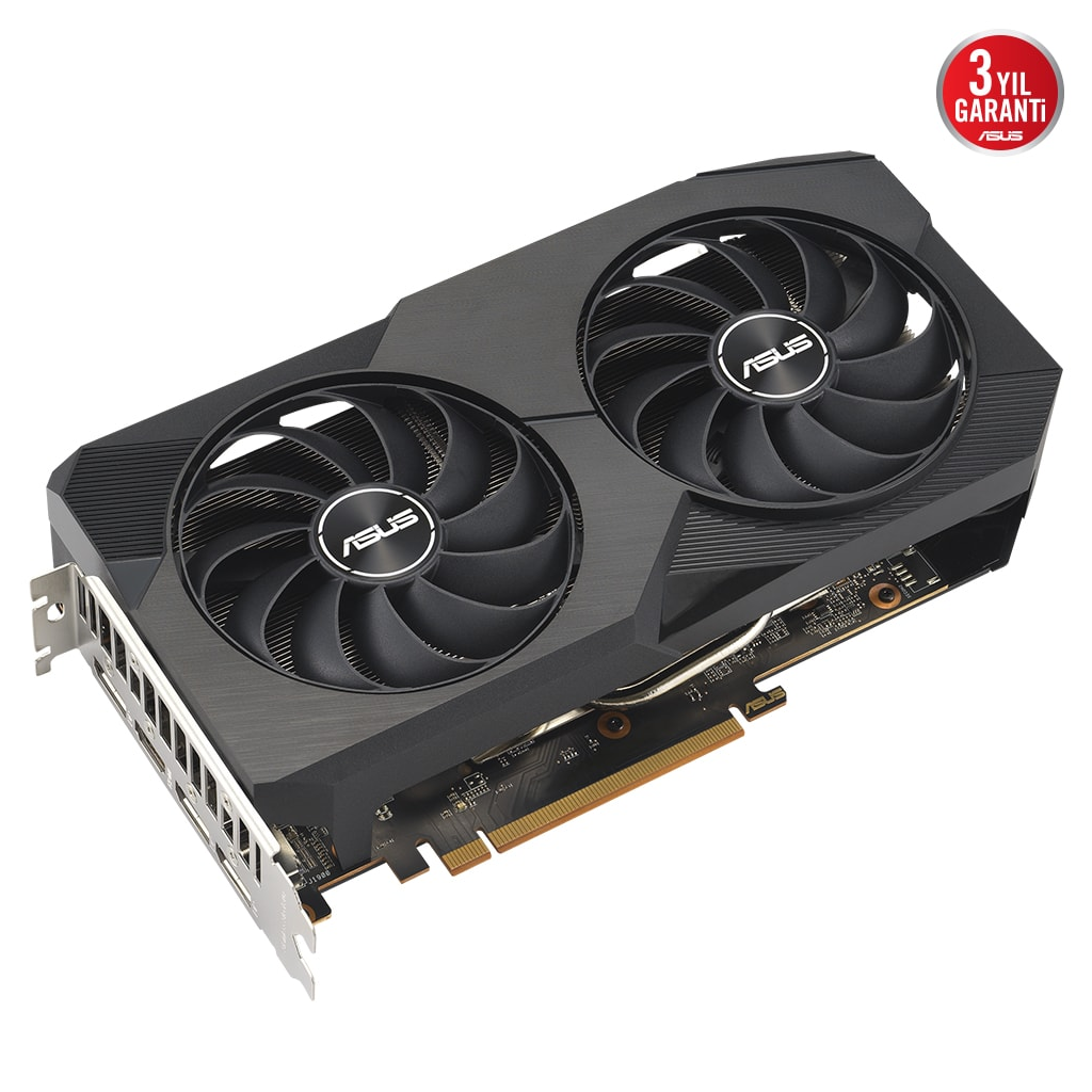 ASUS%20DUAL-RX6600-8G-V2,%208Gb,%20128Bit,%20GDDR6,%201xHDMI,%203xDP,%20GAMING%20Ekran%20Kartı