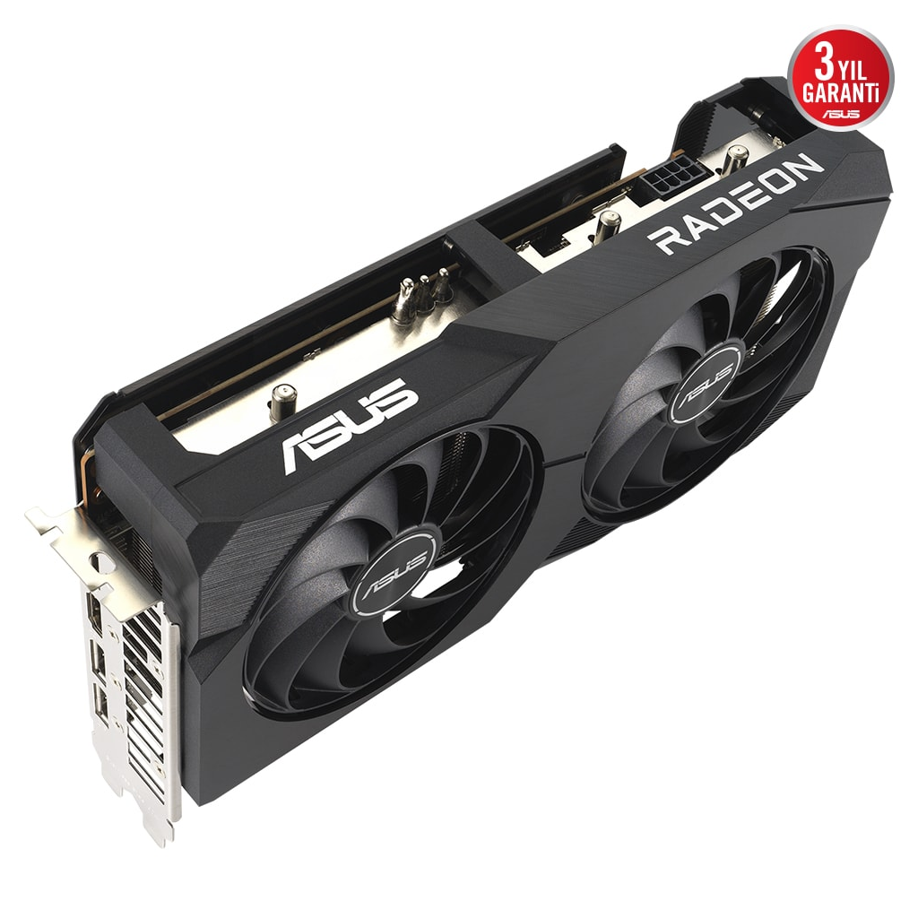 ASUS%20DUAL-RX6600-8G-V2,%208Gb,%20128Bit,%20GDDR6,%201xHDMI,%203xDP,%20GAMING%20Ekran%20Kartı