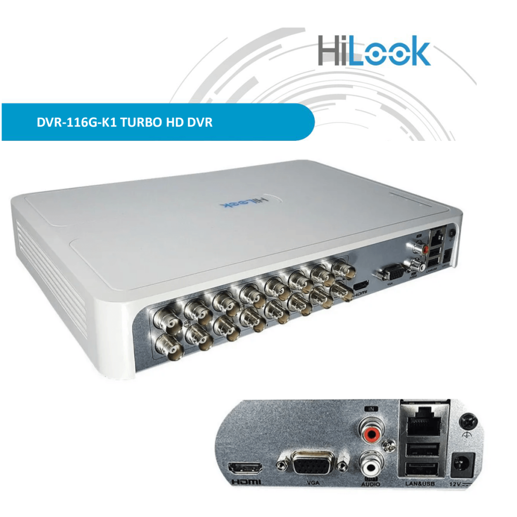 HILOOK%20DVR-116G-K1,%2016Kanal,%202Mpix,%20H265,%201%20HDD%20Desteği,%205in1%20DVR%20Cihazı