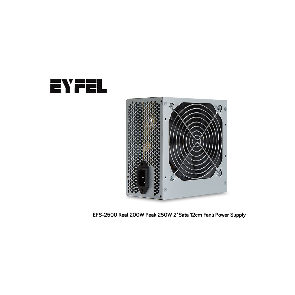 EYFEL%20EFS-2500,%20250W%20Peak,%2012cm%20Fan,%20ATX,%20Power%20Supply%20(PSU)