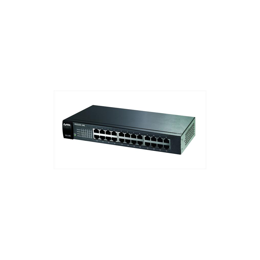 ZyXEL%20ES1100-24E%2024%20Port,%20MegaBit,%20Yönetilmez,%20Fast-Ethernet,%20Sessiz,%20Masaüstü%20Switch