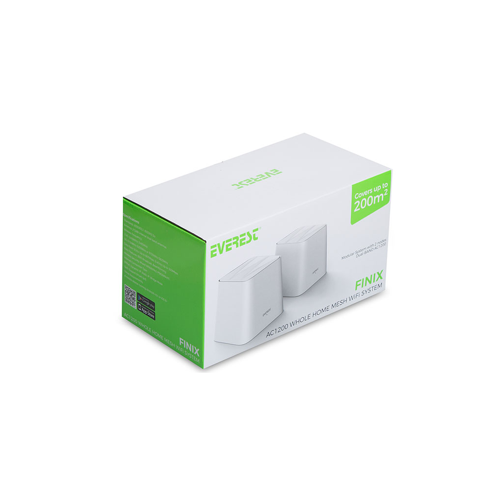 EVEREST%20FINIX%20MW3-2P,%202%20Pack%20Mesh,AC1200,%20WiFi,%20300-867Mbps,Dual%20Band,%20200m2%20kapsama%20Alanı,%20Router,%20Geniş%20Alan%20İnternet%20Ağı%20Sağlayıcısı%20(TENDA%20Üretimi)