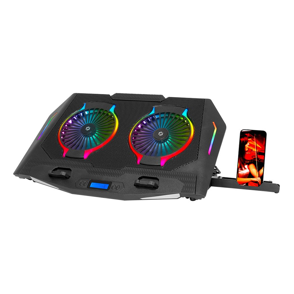 FRISBY%20FNC-5250ST%202%20adet%20x%2014cm%20Fan,%20RGB%20Aydınlatma,%2010’’-17’’%20Gaming%20Notebook%20Soğutucu,%205%20Kademeli%20Stand,%20İşlevsel%20Telefon%20Tutucu%20(Siyah)