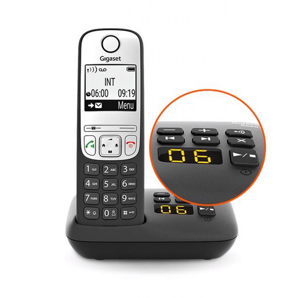 GIGASET%20A690A,%20Dect%20Telefon,%20Siyah,%20Tele%20Sekreterli,%2014%20Saat%20Konuşma,%20180%20Saat%20Bekleme,%20100%20Kişilik%20Rehber