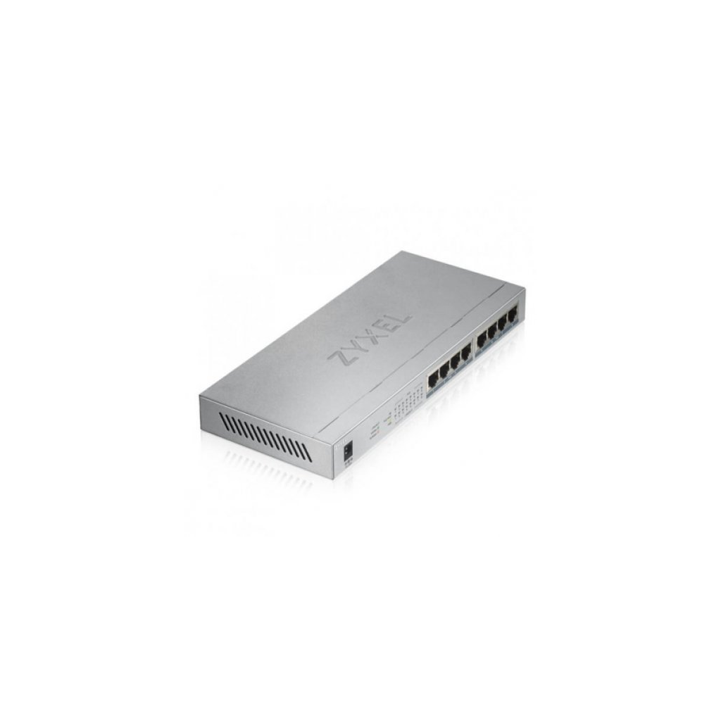 ZyXEL%20GS1008HP,%208%20Port,%20GigaBit,%208%20Port%20PoE%2060W,%20Yönetilemez,%20Masaüstü%20Switch