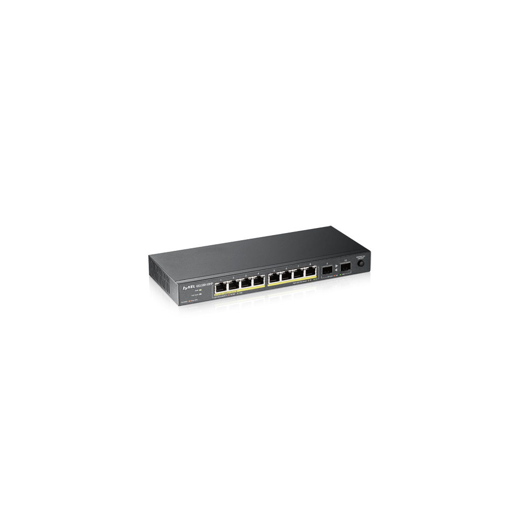 ZyXEL%20GS1100-10HP,%208%20Port,%20Gigabit,%208Port%20PoE%20130W%20+2Port%20GigaBit%20SFP,%20Yönetilemez,%20Masaüstü%20Switch