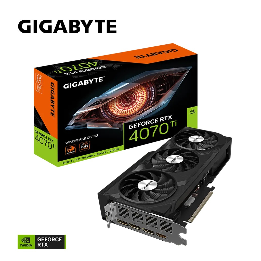 GIGABYTE%20GV-N407TWF3OC-12G,%20RTX4070TI,%20WINDFORCE%20OC,%2012Gb,%20GDDR6,%20192BIT,%201xHDMI,%203xDP,%20GAMING%20Ekran%20KARTI