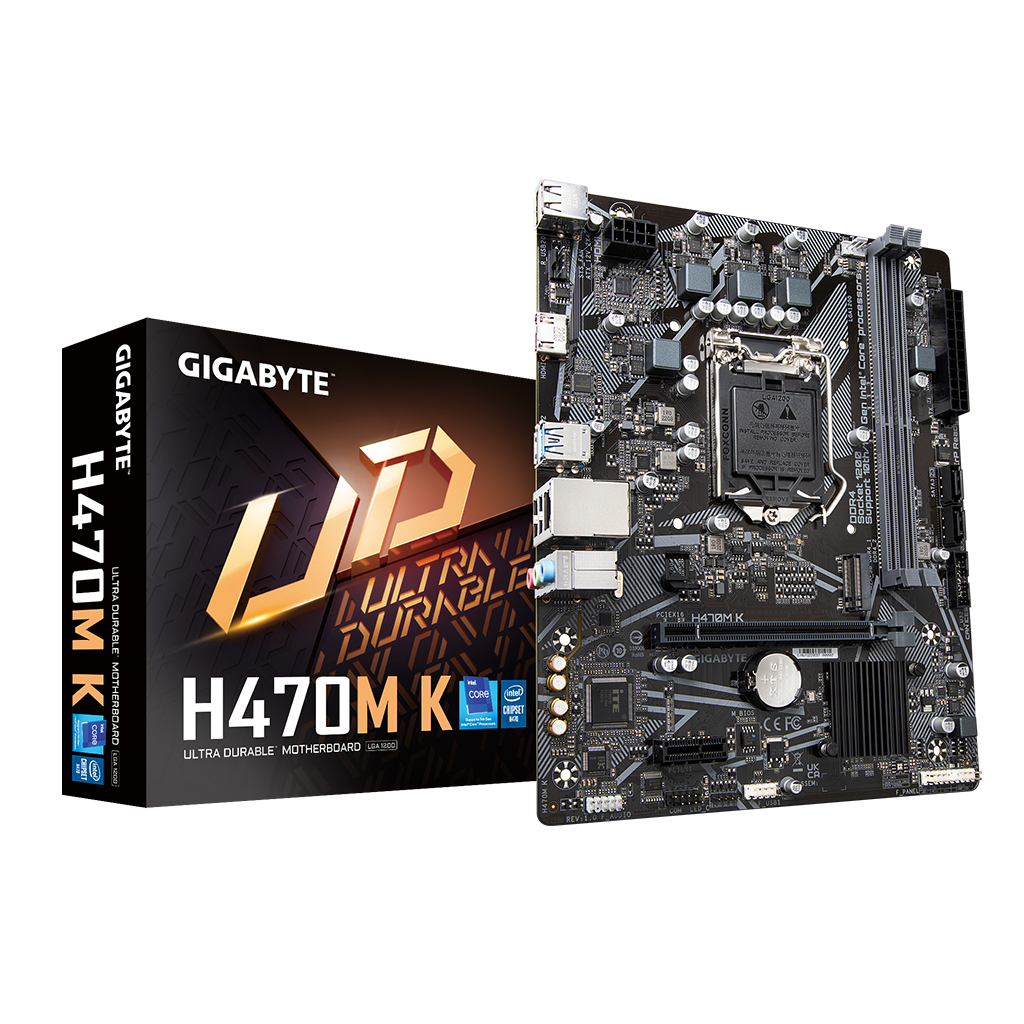 GIGABYTE%20H470M%20K%20rev.1.0,%202xDDR4,%20M.2,%20HDMI,%2010-11.Nesil,%20LGA1200%20Soket,%20Anakart