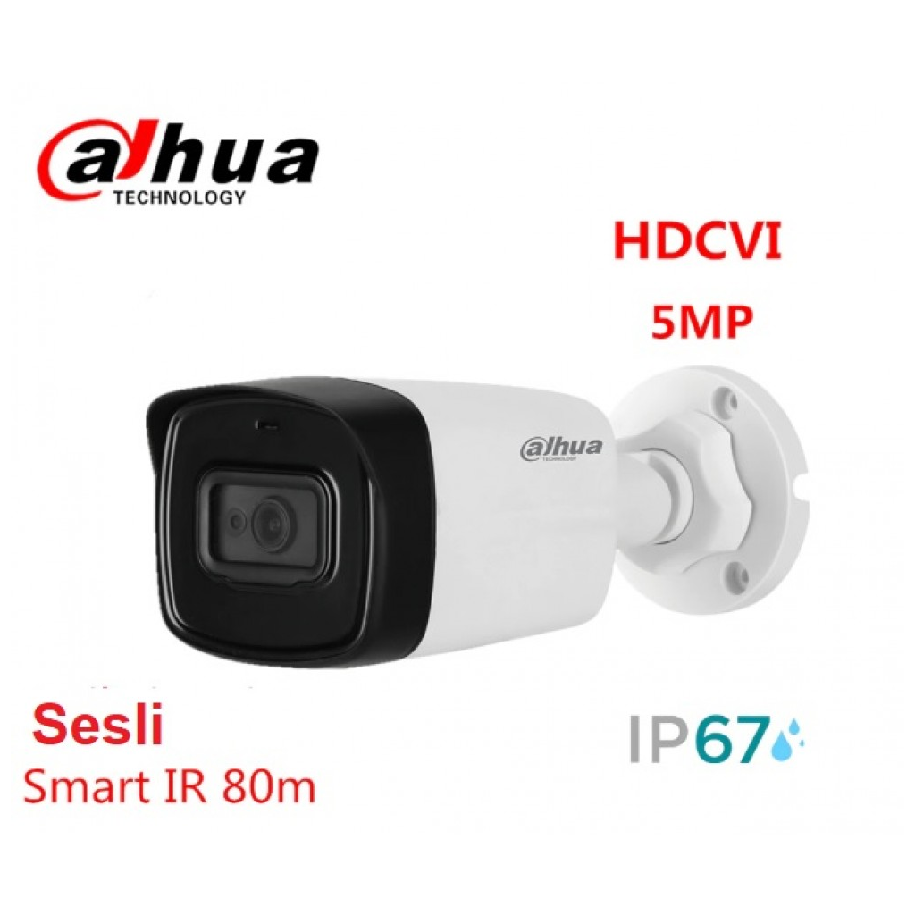 DAHUA%20HAC-HFW1500TL-A%205Mpix%2080%20Mt%20Gece%20Gör.%20Starlight,%203,6m%20Lens,%20Dahili%20Mikrofon,%20%20HDCVI%20Bullet%20%20Kamera