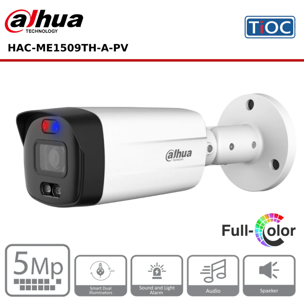 DAHUA%20HAC-ME1509TH-A-PV%205Mpix%2040%20Mt%20Gece%20Gör%203,6mm%20Lens,%20Full%20Color,4%20IN%201,%20Dahili%20Mikrofon,%20IP67%20%20Metal%20Bullet%20Kamera