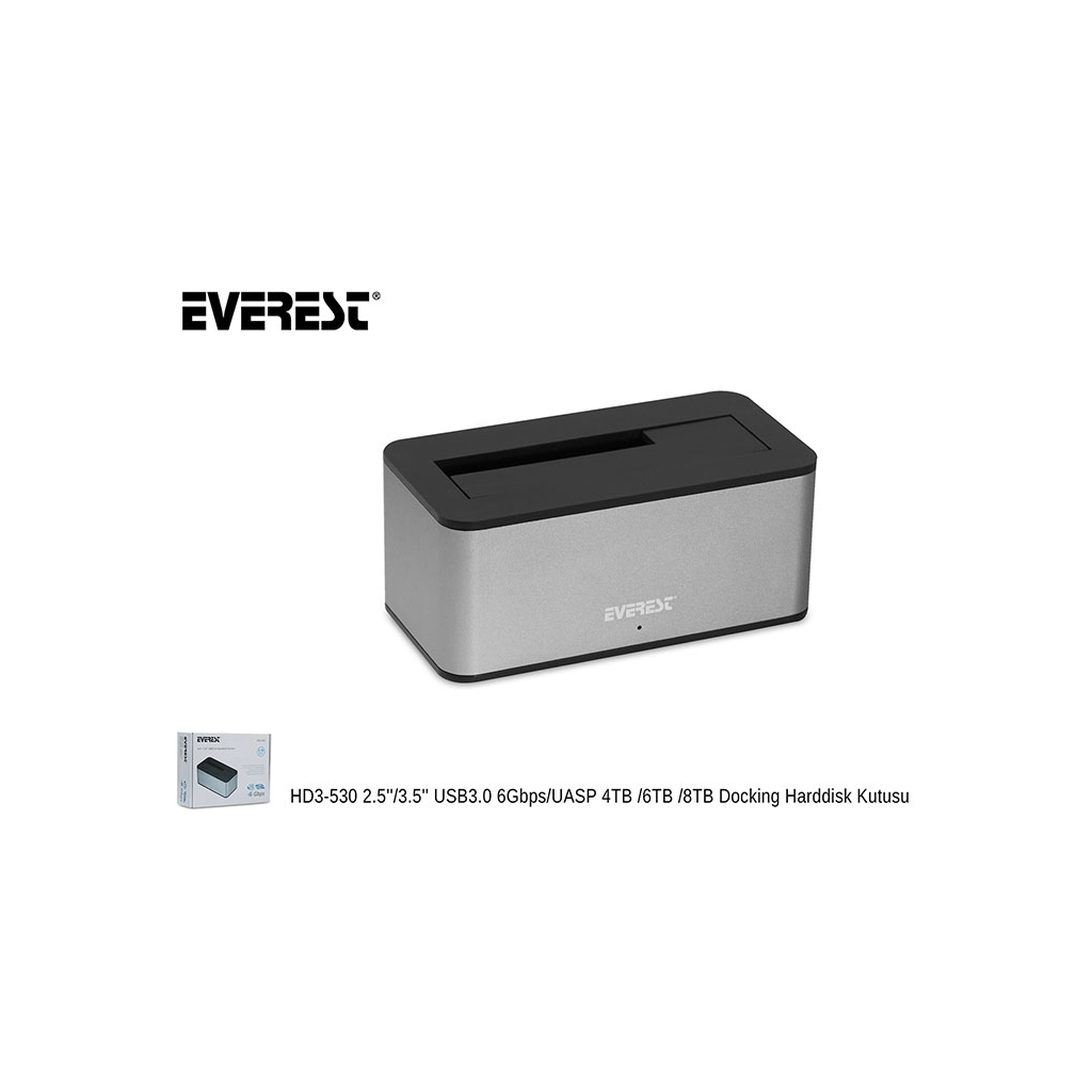 EVEREST%20HD3-530,%202.5’’%20ve%203.5’’%20Disk%20Uyumlu,%20USB%203.0,%20Tek%20Disk%20Yuvalı,%20Dock%20Station