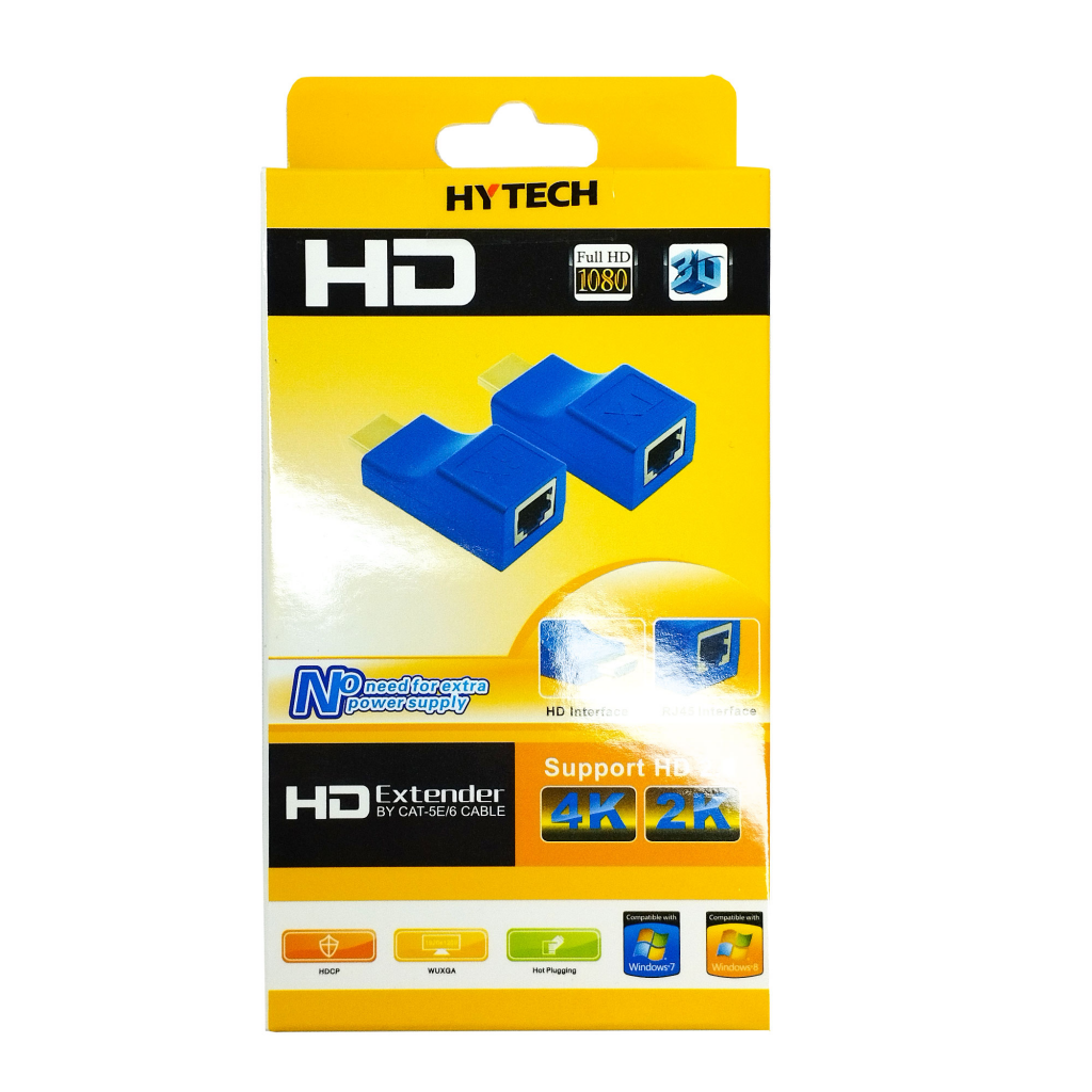 HYTECH%20HY-HDEX61,%20HDMI%20Exterder,%20Cat6%20Kablo%20Üzerinde%2030Metre%20Uzatıcı.