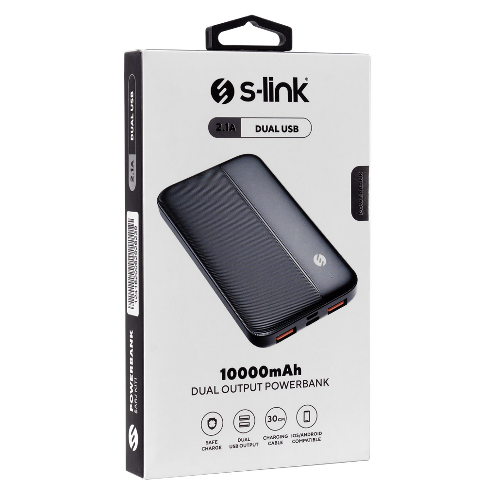 S-LINK%20IP-G10N,%20Siyah,%2010.000mAh,%202xUSB,%201xMicro%20USB,%201xType-C,%204%20LED%20Göstergeli,%20PowerBank