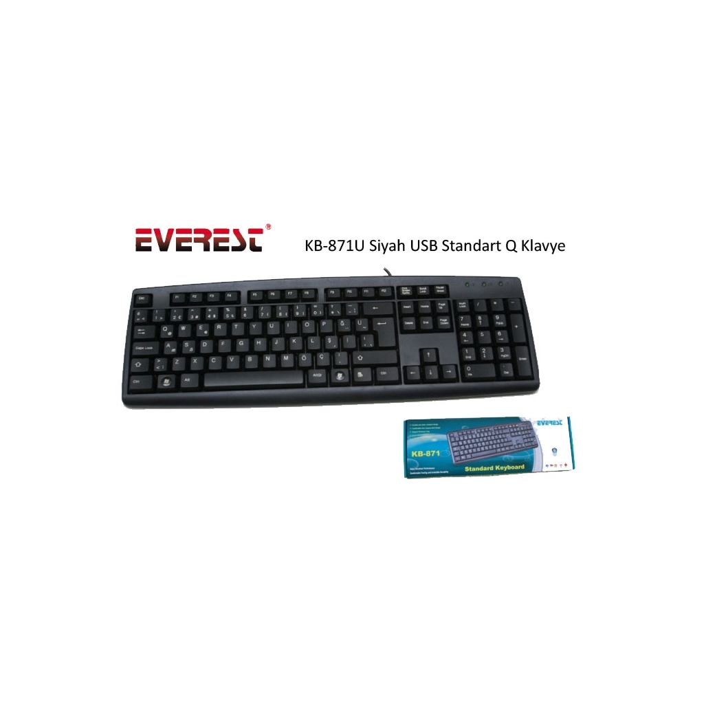 EVEREST%20KB-871U,%20USB%20Kablolu,%20Türkçe%20Q,%20%20Standart%20Klavye%20(Siyah)